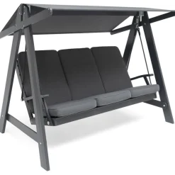 Outlet Hillerstorp Pihakeinu Aspö, 3-istuttava, tummanharmaa/beige