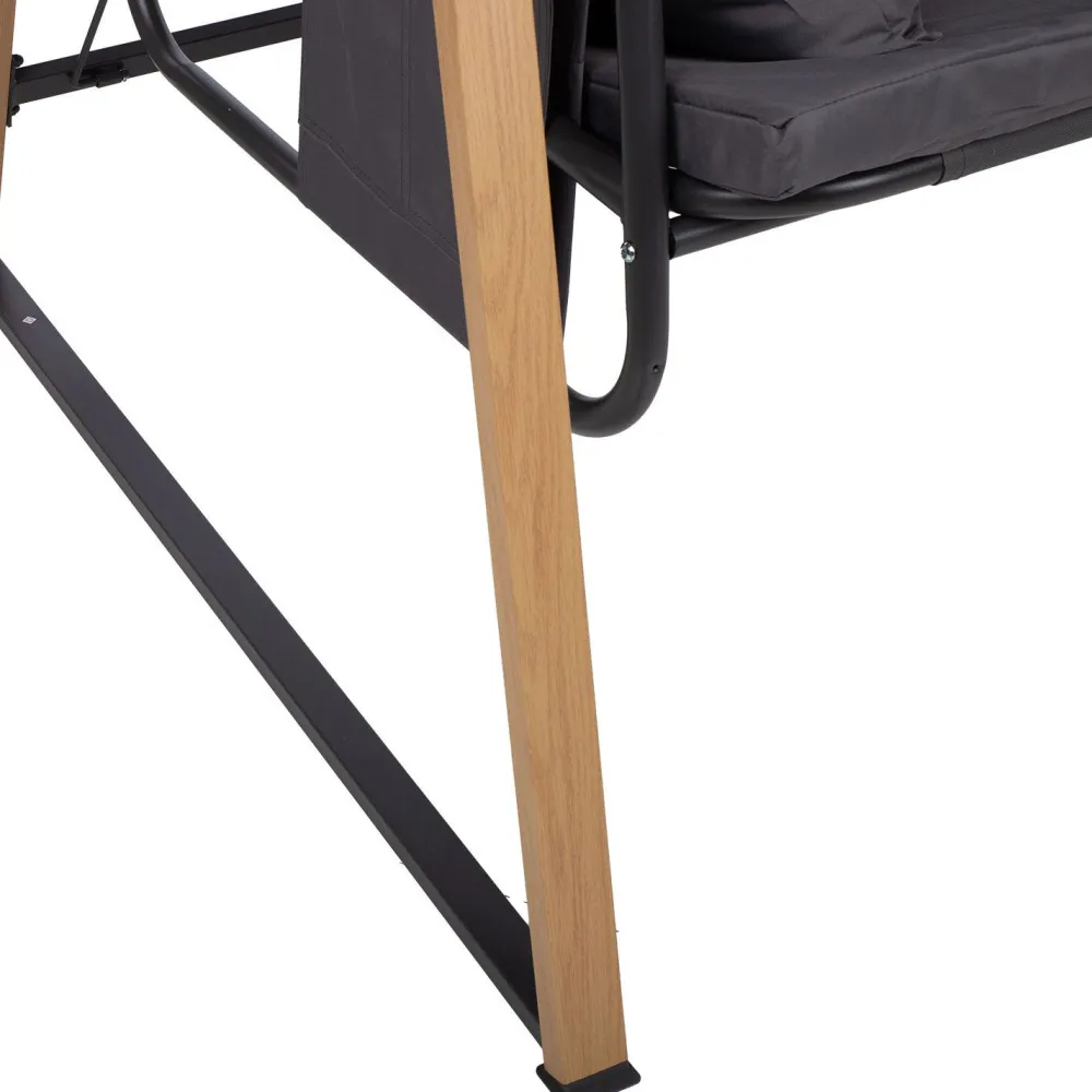 Outlet Home4you Pihakeinu HELIA 3-istuttava, harmaa