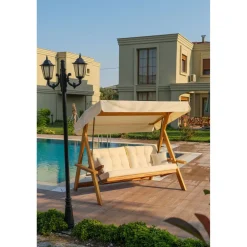 Online Linento Garden Pihakeinu Lyon 3-istuttava beige
