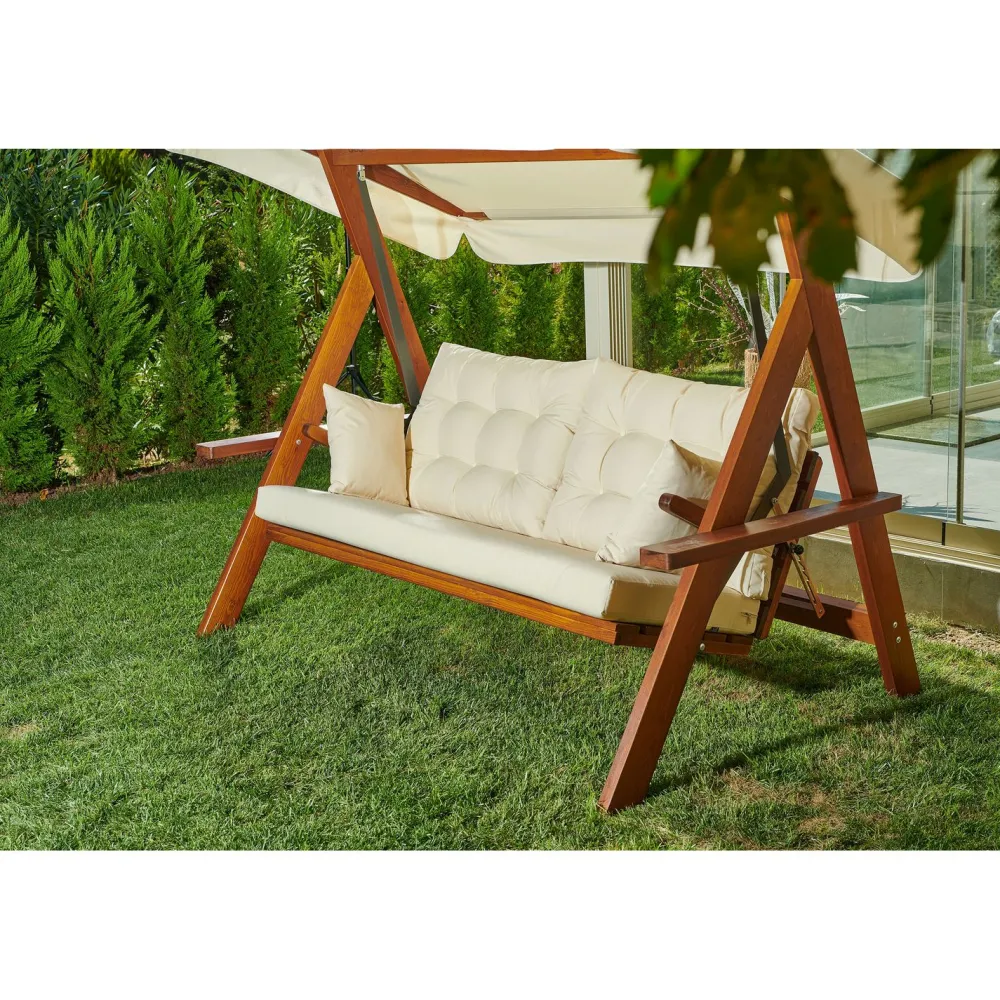 Online Linento Garden Pihakeinu Lyon 3-istuttava beige