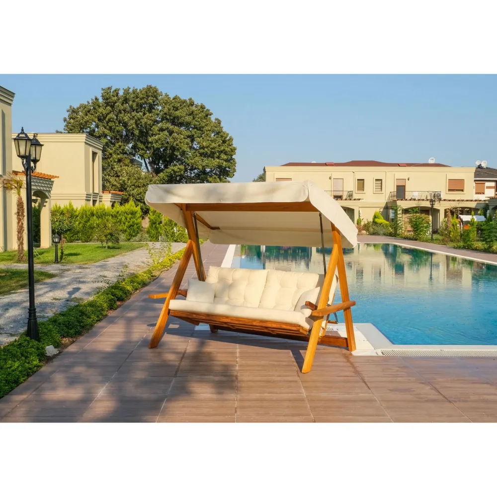 New Linento Garden Pihakeinu Lyon 3-istuttava beige