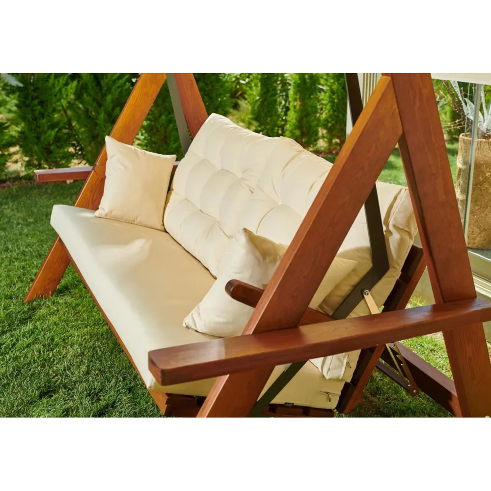New Linento Garden Pihakeinu Lyon 3-istuttava beige