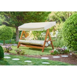 New Linento Garden Pihakeinu Lyon 3-istuttava beige