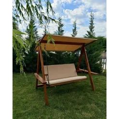 New Linento Garden Pihakeinu Riva 2100, 3-istuttava, camel