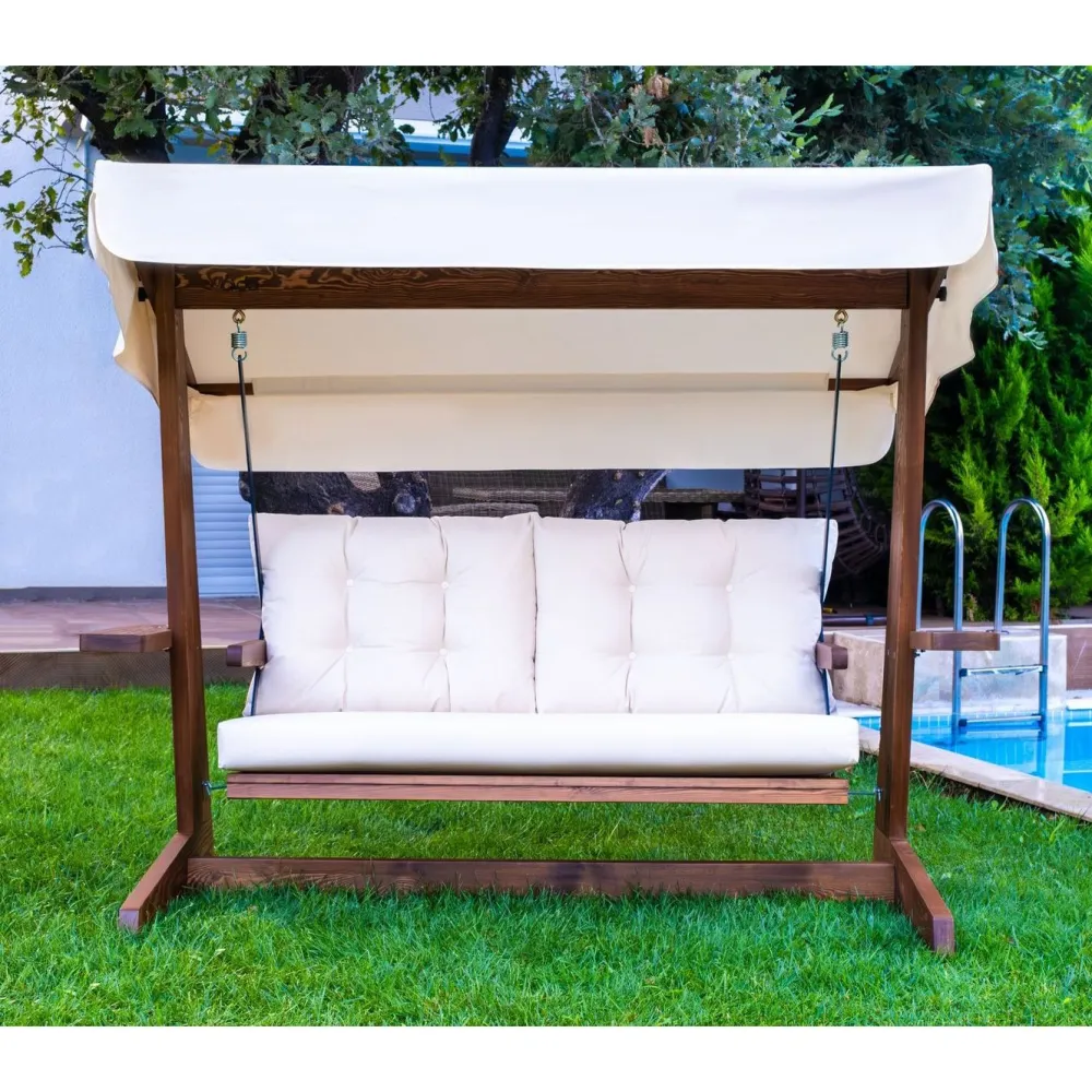 Clearance Linento Garden Pihakeinu Viva 2200, 3-istuttava, beige