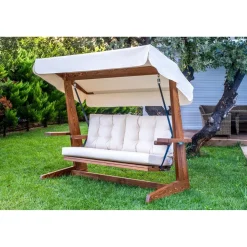Clearance Linento Garden Pihakeinu Viva 2200, 3-istuttava, beige
