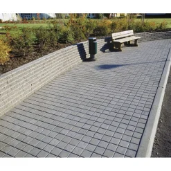 Online Lakka Rakennustuotteet Pihakivi Lakka Nupukivi 60 138 x 138 mm harmaa