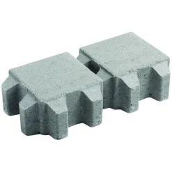 Discount Lakka Rakennustuotteet Pihakivi Lakka Nurmikivi 80 140x140x80 mm harmaa