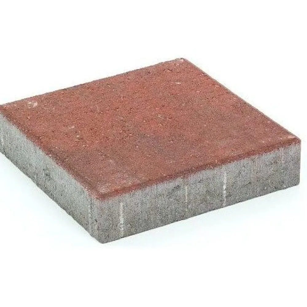 Rudus Pihakivi Kartanolaatta 60 278x278x60 mm sileä punamusta