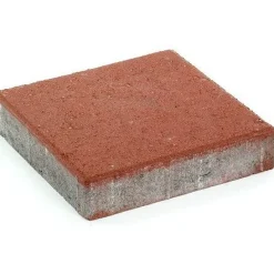 Rudus Pihakivi Kartanolaatta 80 278x278x80 mm sileä punainen