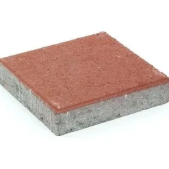 Outlet Rudus Pihakivi Kartanolaatta 60 278x278x60 mm sileä punainen