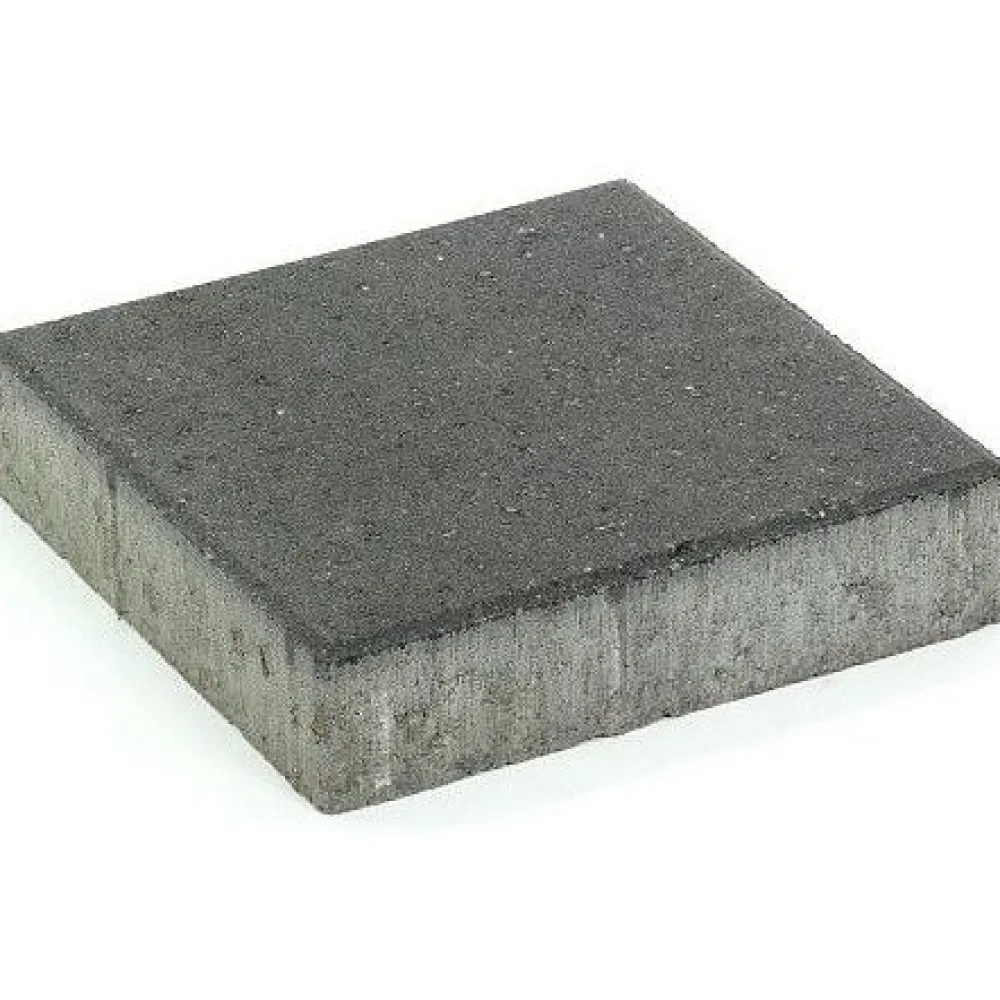 Rudus Pihakivi Kartanolaatta 80 278x278x80 mm sileä musta