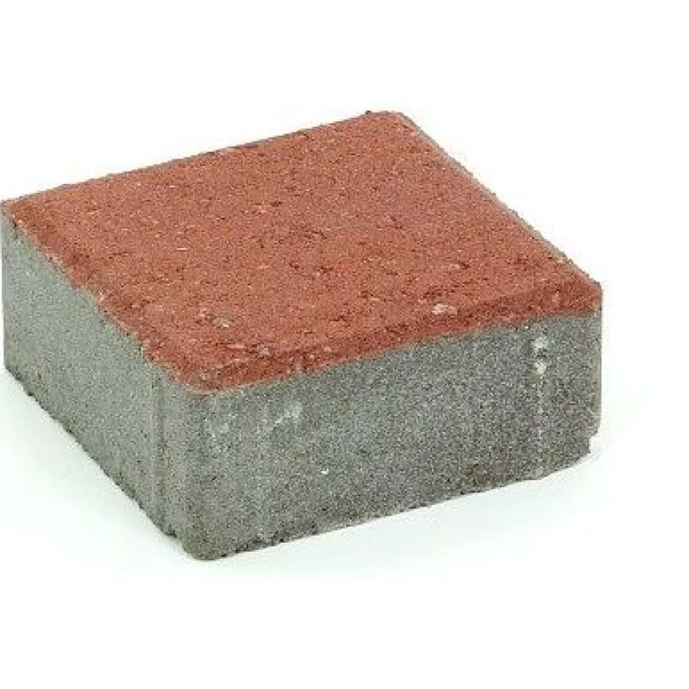 New Rudus Pihakivi Kartanonoppa 60 138x138x60 mm sileä punainen