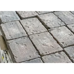 Hot Rudus Pihakivi Kartanonupu 60 viisteetön 207x137x60 mm profiloitu antiikki harmaa