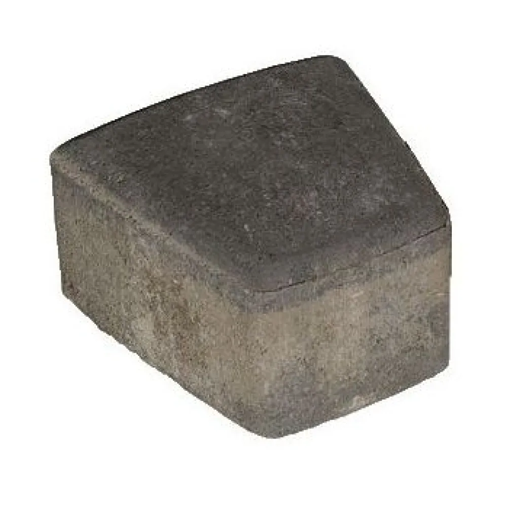 Outlet Rudus Pihakivi Klassikko iso kaarre 60 110x115x60 mm sileä musta