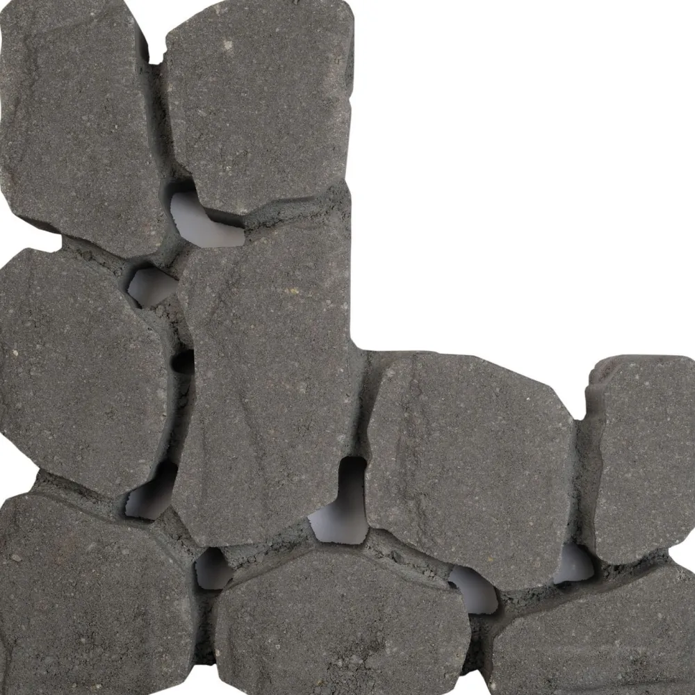 Sale Rudus Pihakivi Louhikivi 400x200x80 mm profiloitu musta