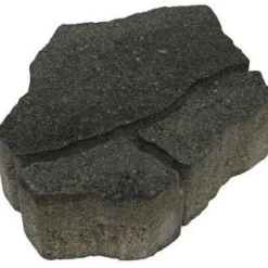 Rudus Pihakivi Luotokivi 336x246x80 mm profiloitu mustaharmaa