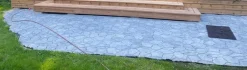 Rudus Pihakivi Luotokivi 336x246x80 mm profiloitu mustaharmaa