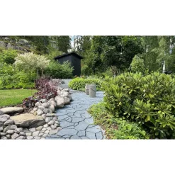 Hot Rudus Pihakivi Luotokivi 336x246x80 mm profiloitu hiili