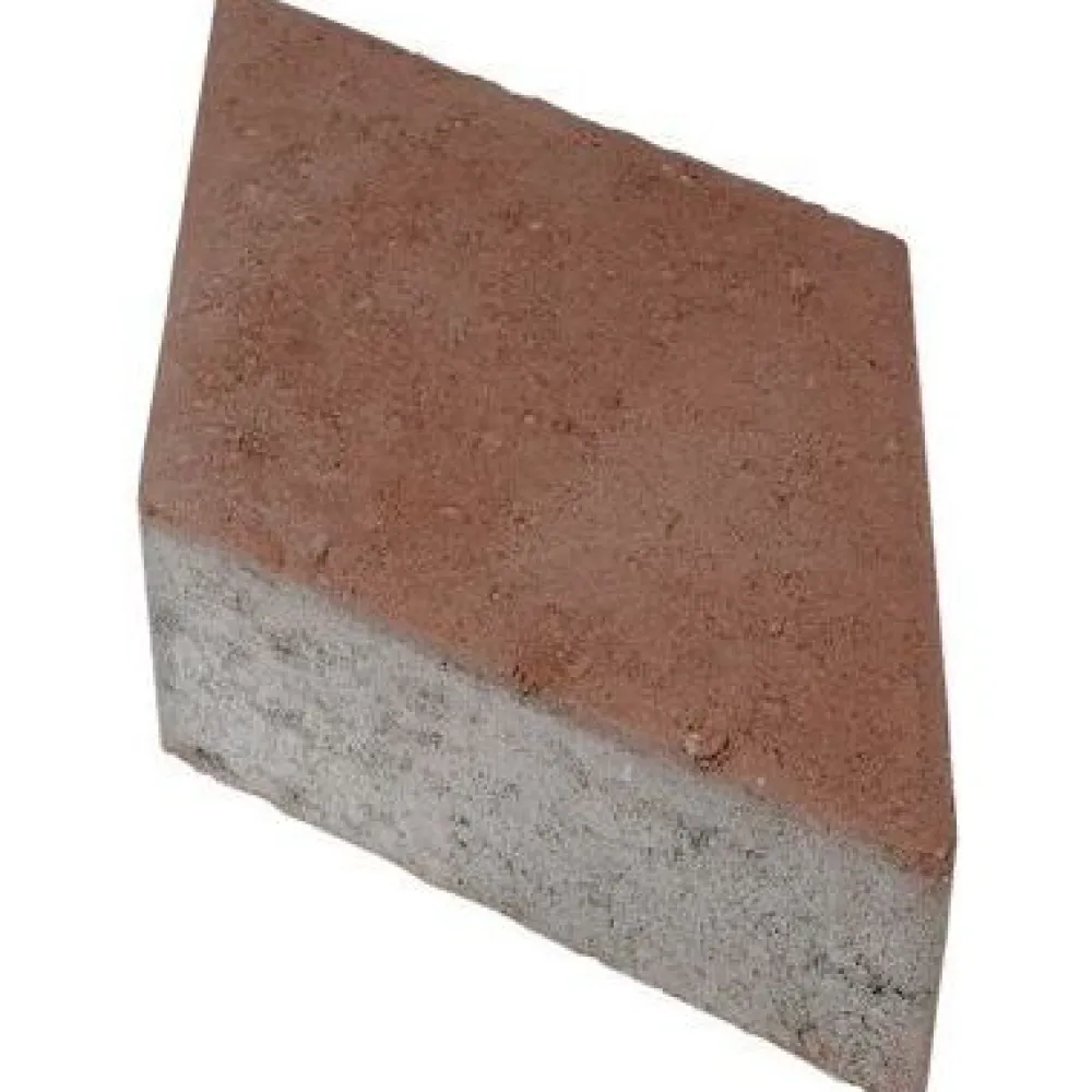 Rudus Pihakivi Rombakivi 80 334x197x80 mm sileä punainen