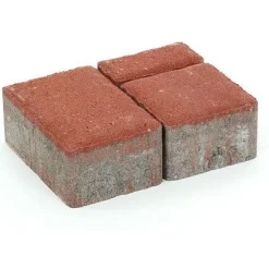 Discount Rudus Pihakivisarja Milano-kivet 80 mm sileä punainen