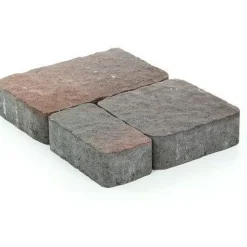 Outlet Rudus Pihakivisarja Napoli-kivet 80 mm profiloitu punamusta