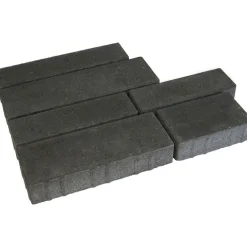 Outlet Rudus Pihakivisarja Piano-kivet 80 mm sileä musta