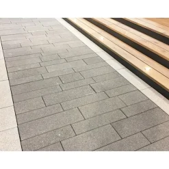 Rudus Pihakivisarja Piano-kivet 80 mm hiekkapuhallettu kulo