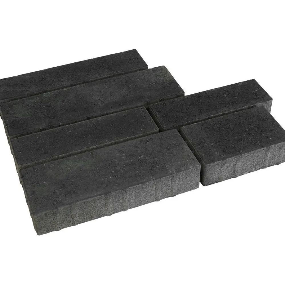 Rudus Pihakivisarja Piano-kivet 80 mm sileä hiili