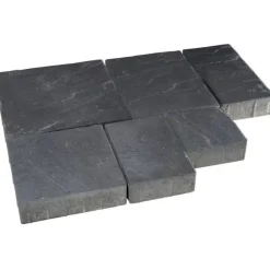 Discount Rudus Pihakivisarja Roomalaiset pienet kivet 80 mm profiloitu musta