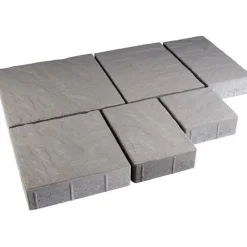 Outlet Rudus Pihakivisarja Roomalaiset isot kivet 80 mm profiloitu harmaa