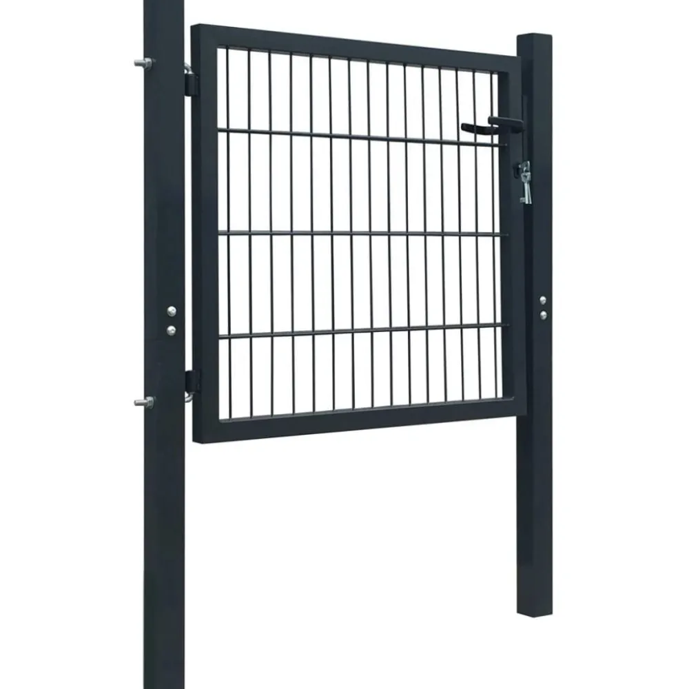 Best FinePRICE Pihaportti teräs 103x150cm antrasiitti