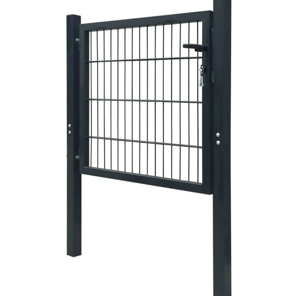 Best FinePRICE Pihaportti teräs 103x150cm antrasiitti
