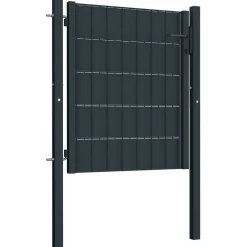 FinePRICE Pihaportti teräs 100x81cm antrasiitti