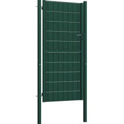 Clearance FinePRICE Pihaportti teräs 100x204cm vihreä
