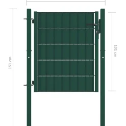Discount FinePRICE Pihaportti teräs 101x100cm vihreä