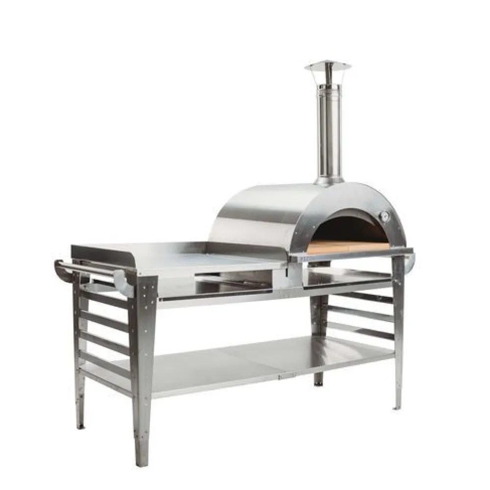 Best GrillSymbol Pizzauuni Pizzo XL Inox, pöydällä, , 180x81x182cm