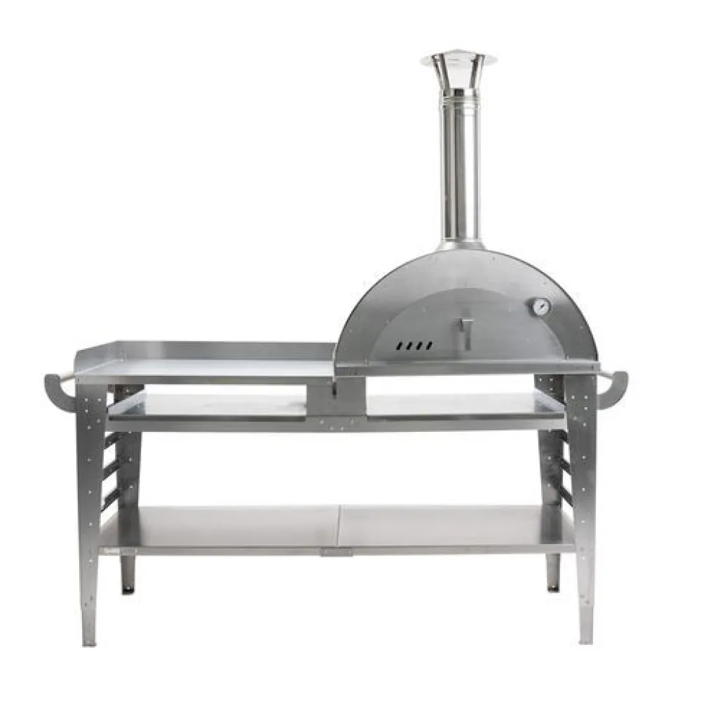 Best GrillSymbol Pizzauuni Pizzo XL Inox, pöydällä, , 180x81x182cm