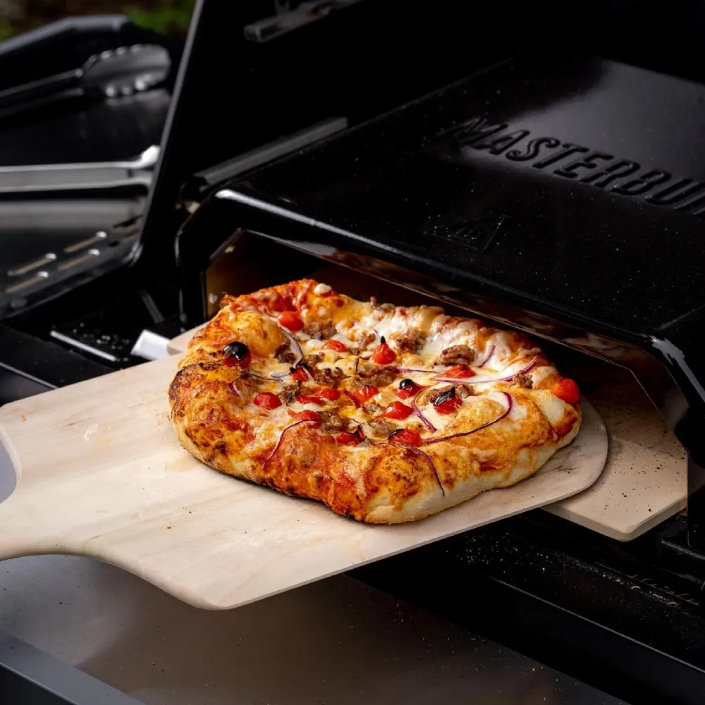 Outlet Masterbuilt Pizzauuni-lisäosa , sopii useimpiin hiili-, kaasu- ja pellettigrilleihin