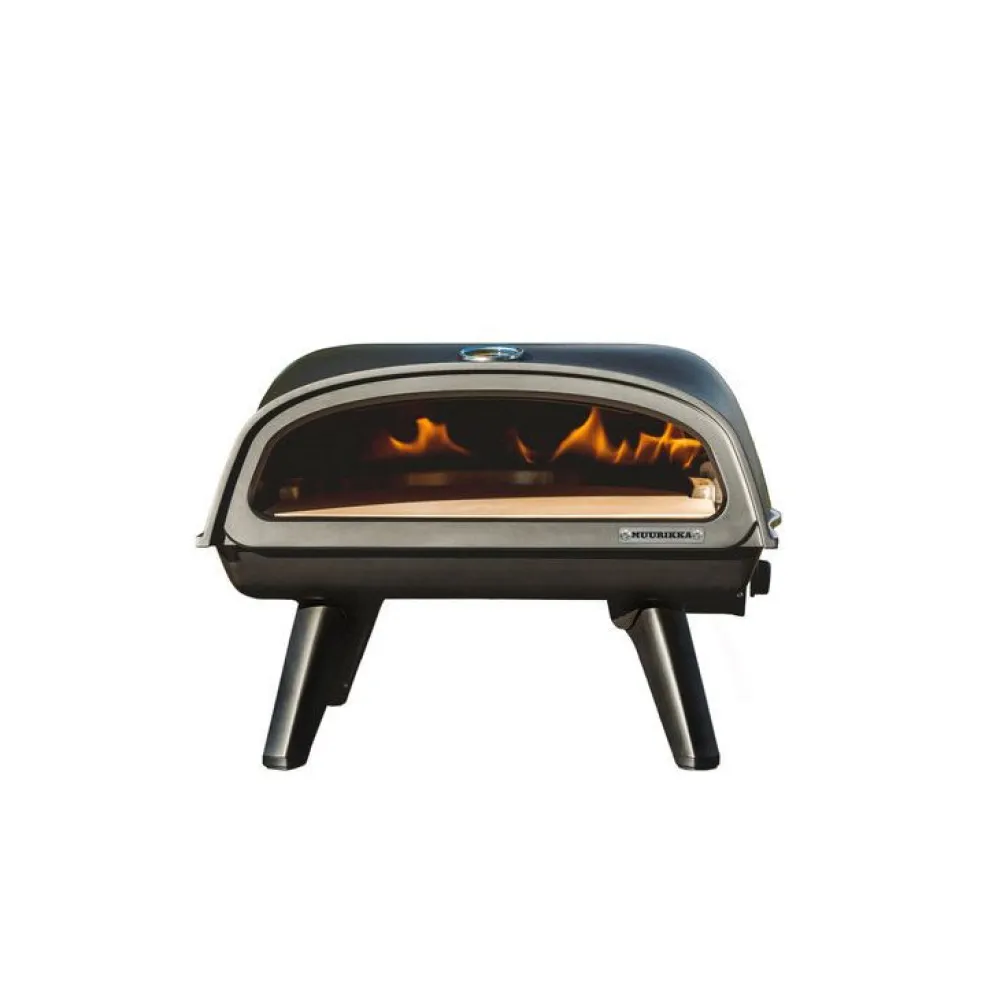 New Muurikka Pizzauuni 16", kaasu, musta