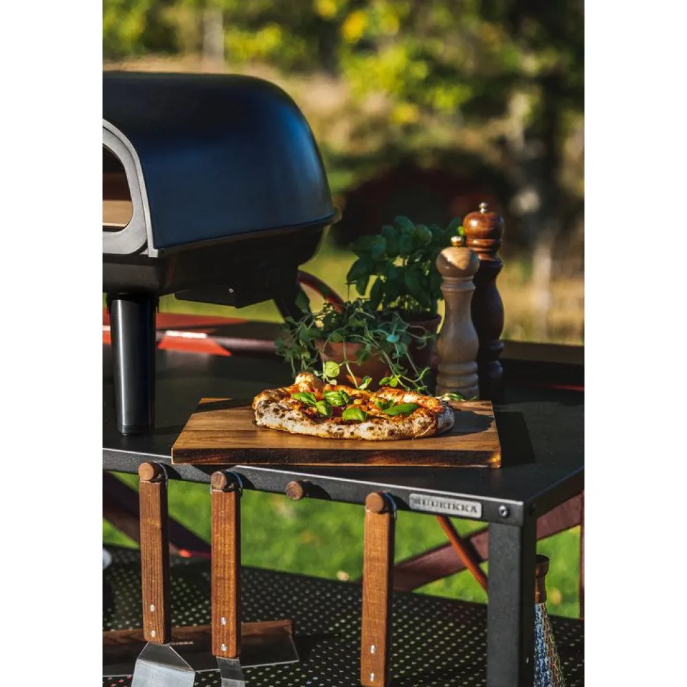 New Muurikka Pizzauuni 16", kaasu, musta