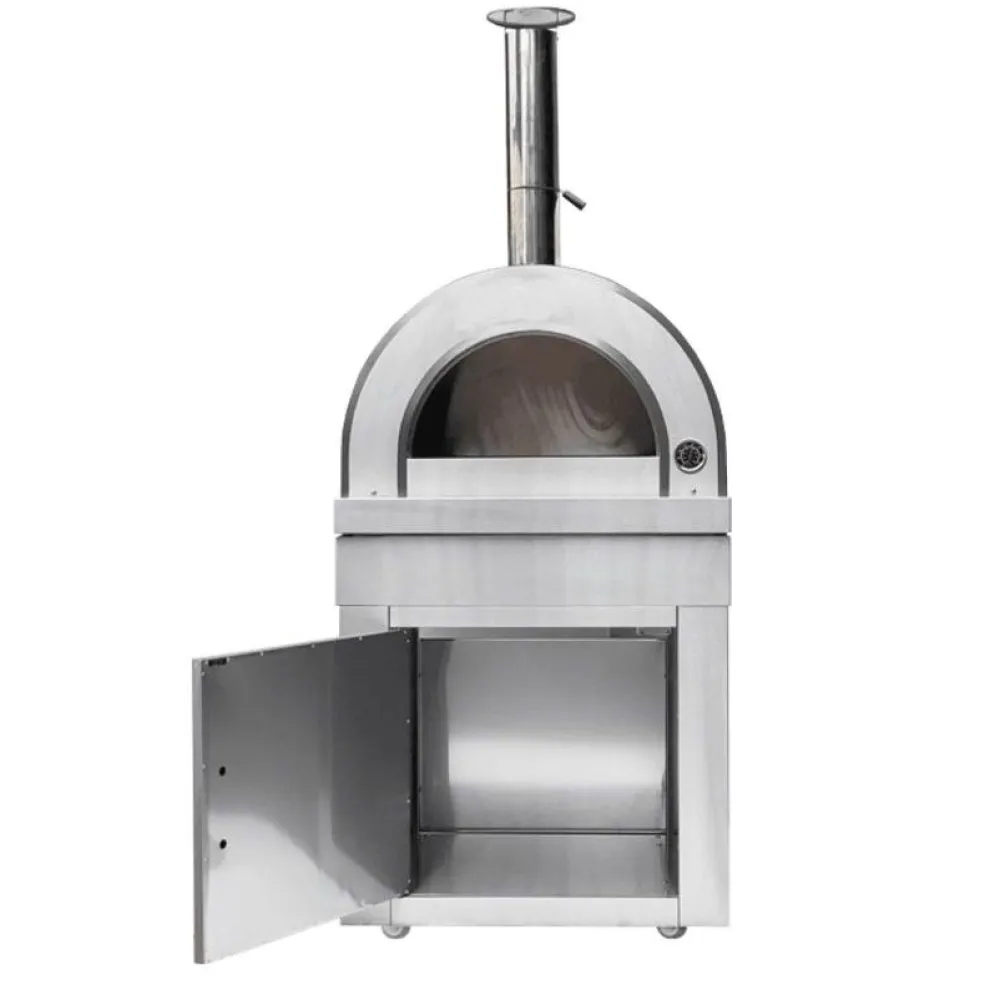 Hot Myoutdoorkitchen Pizzauuni Classic Line Stainless Naples, puulämmitteinen, rst