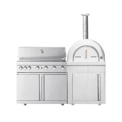 Hot Myoutdoorkitchen Pizzauuni Classic Line Stainless Naples, puulämmitteinen, rst