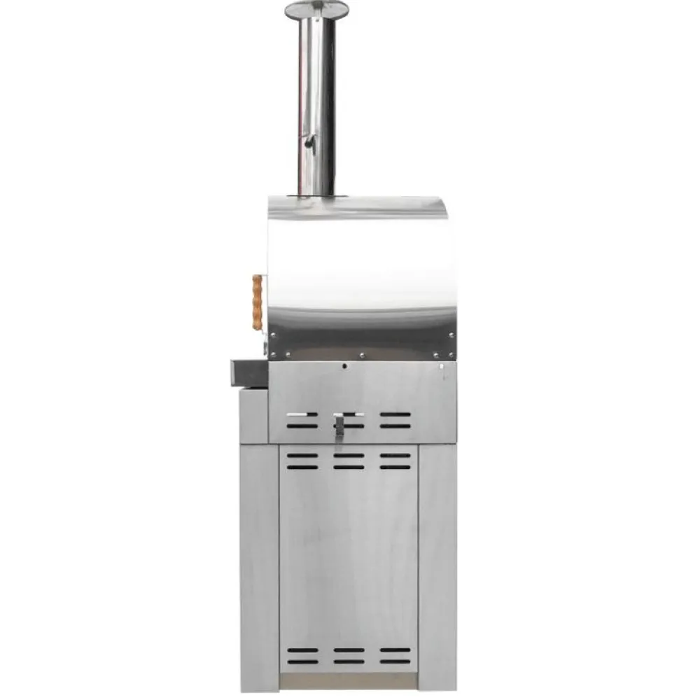 Hot Myoutdoorkitchen Pizzauuni Classic Line Stainless Naples, puulämmitteinen, rst