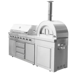 Hot Myoutdoorkitchen Pizzauuni Classic Line Stainless Naples, puulämmitteinen, rst