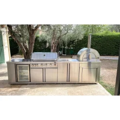 Hot Myoutdoorkitchen Pizzauuni Classic Line Stainless Naples, puulämmitteinen, rst