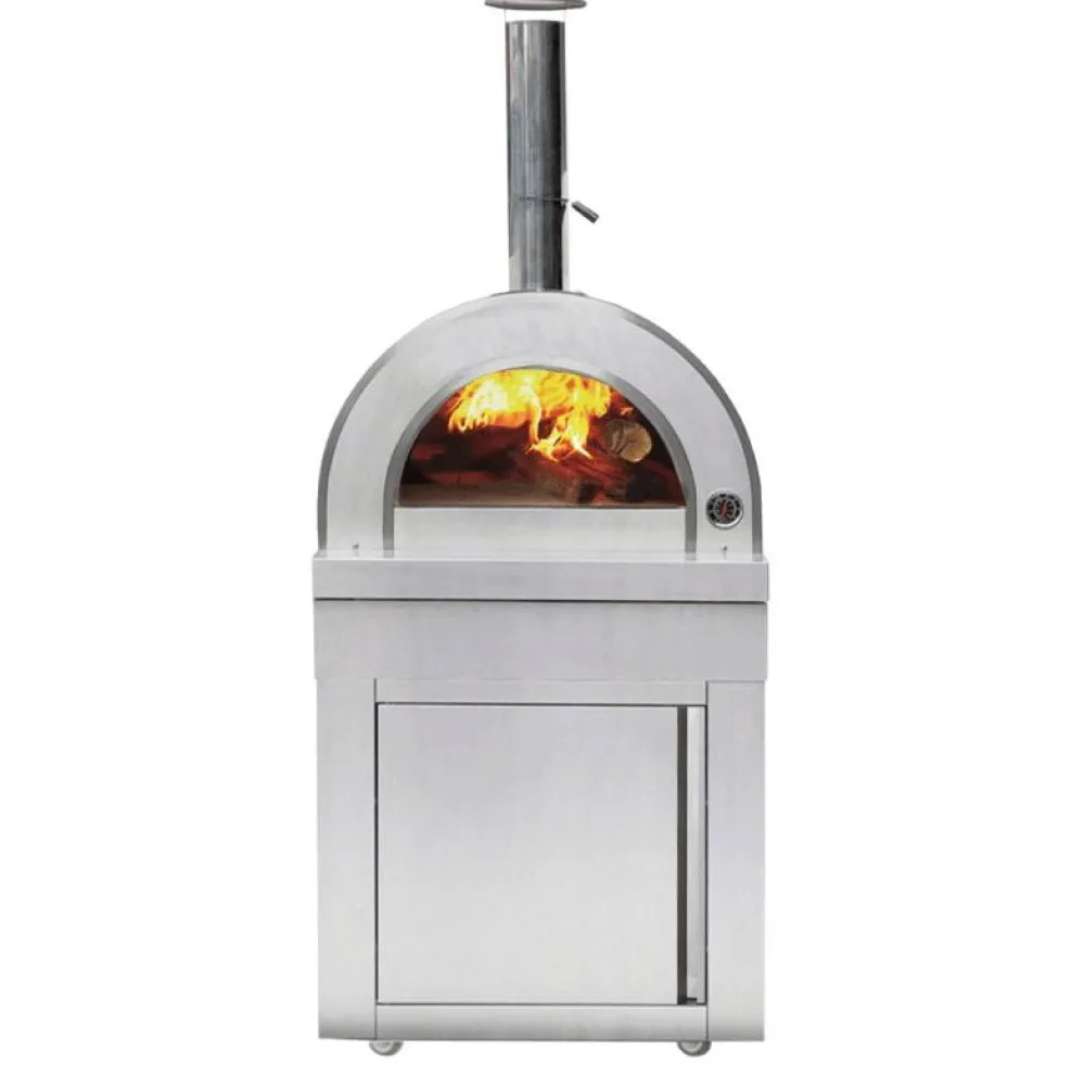 Hot Myoutdoorkitchen Pizzauuni Classic Line Stainless Naples, puulämmitteinen, rst