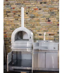 Hot Myoutdoorkitchen Pizzauuni Inox Range, puulämmitteinen, rst