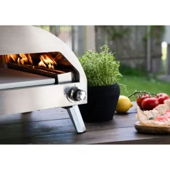 Best Venture Home Pizzauuni Kerang, kaasulämmitteinen, hopea