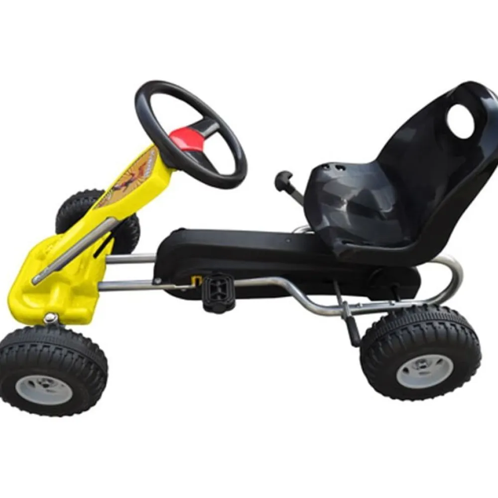 Hot FinePRICE Polkuauto keltainen